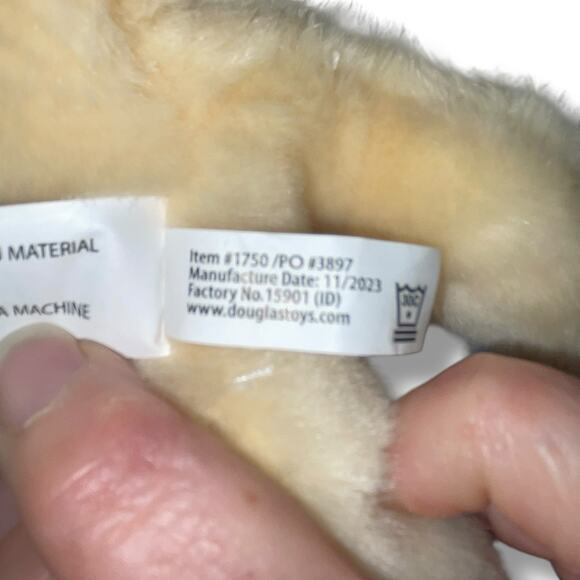 Douglas Plush Chihuahua Dog Pup Carlos Stuffed Animal Nursery 1750 Shower 9" - Picture 7 of 8